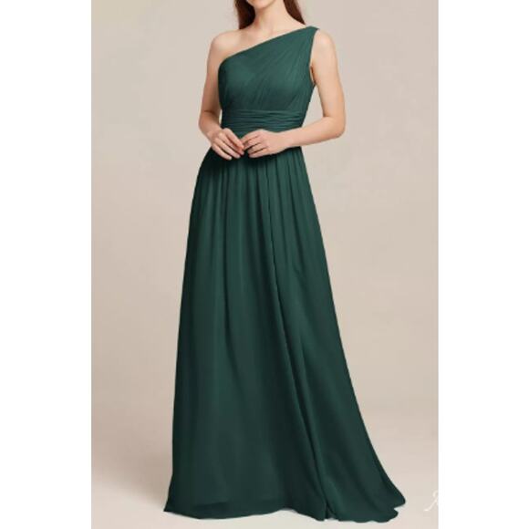 AW BRIDAL SZ 8 M dark emerald Grace bridesmaid formal party maxi dress NEW 0B11 - Picture 1 of 9